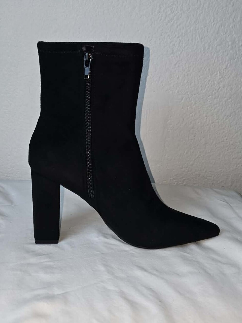 Wild Pair Iloise Pointed-Toe Block-Heel Dress Booties,  - Black - Picture 2 of 8